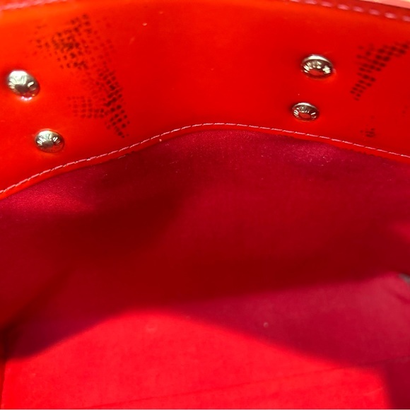 LOUIS VUITTON Vernis Red Reade PM M91088 used - Picture 14 of 16